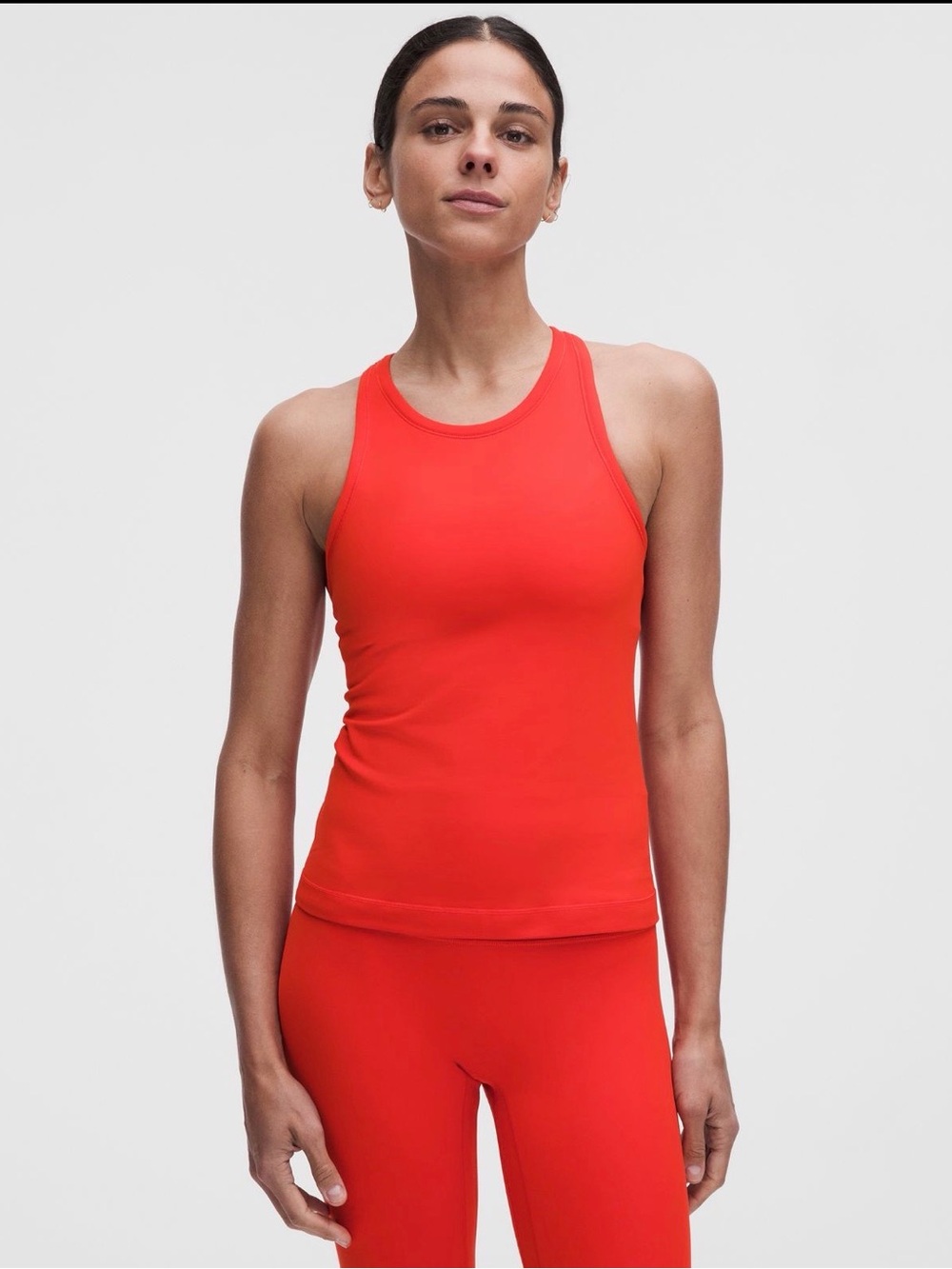 Lululemon Align Waist-Length Racerback Tank Cherry Ember Size 4 NWT